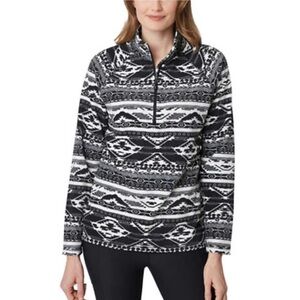 Eddie Bauer Ladies Midweight Plush Quarter Zip Fleece Pullover XXL